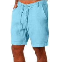 Cleance za hlače za muškarce Muške pamučne i kratke hlače Lanyard Casual Pants Capris Shorts Hlače Flash