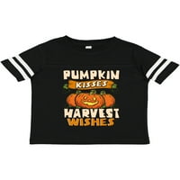 Inktastična Halloween Pumpkin poljupci žetva želja za poklon majica malih malih majica ili majica mališana