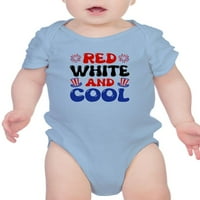 Crveno bijelo i cool bodi dječje novorođenčad -Image by Shutterstock, mjeseci
