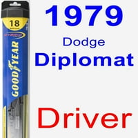 Dodge Diplomatske vozačke brisače oštrice - Hybrid