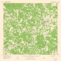 Mapa Topo - Liberty Mississippi Quad - USGS - 23. 28. - Matte platno