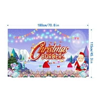 Meuva božićna tapiserija viseći Xmas zimski zidni tapiserija tkanina umjetničko ukrasi studio prijenosni