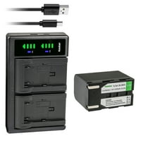 Kastar SB-LSM baterija i Ltd USB punjač kompatibilan sa Samsung SC-DC173U, SC-DC563, SC-DC563, SC-DC565,