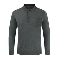 Smanjeno majice za muškarce za muškarce Jesen zimski novi stil Slijede boje Trend ličnosti Daily Revel