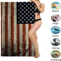 -Dake tankih plave line američke ručnike za plažu od mikrovlakana, američki policijski pokloni preveli