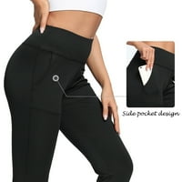Joga hlače s džepovima za Plus size Petite ženske djevojke joge hlače veličine 10-set hlače velike žene