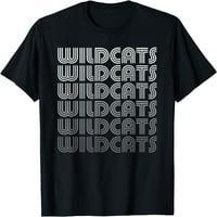 Vintage WildCats majica crna 2x-velika