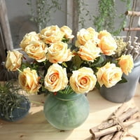 Umjetna ruža cvijeće ruže vjenčani buketi za vjenčanje cvjetne ruže cvijeće svilene cvijeće ručno vezano