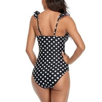 Žene kupaćih kostima Jedno kupaće kostim za žene Dame Nova Polka Dot Cracy V-izrez jednodijelni kupaći