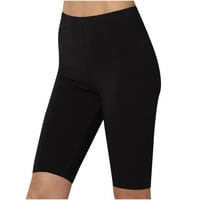 Rewenti ženske joge gamaše fitness trčanje hlače za atletske radove teretane dame čvrste sportske pantalone crne 8