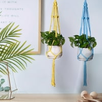 Izvrsna vješalica za izradu - pamuk konop zadirkivanje visećih ploča za cvijeće za kućanstvo domaćinstava