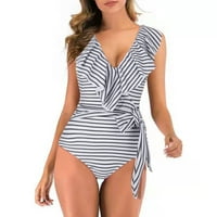 Žene Bikini Push up Pad kupaći kostimi kupaći kupaći odjećni odjećni odjećni odjeća jedno plivanje duboko