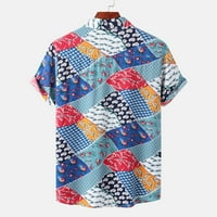 Muški gumb Up kratki rukav modna casual havajska majica Regularne FIT ljetne majice na plaži