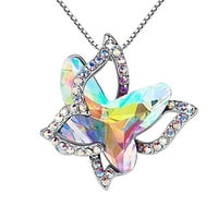 Kayannuo Clearence Dame Crystal Butterfly ogrlica s višebojni modni privjesak ogrlica