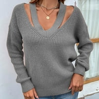 Žene pad džempera za žene vruća prodajna čišćenje Žene casual modne pulover s dugim rukavima s dugim