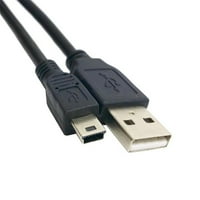 Lierteer Mini USB kabl tipa B PIN Brzi podaci Sinkronizirani kabel za punjač 0,3-metar