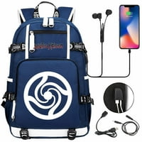 BZDAISY multi-džepni ruksak s USB punjenjem za 15 '' laptop - Jujutsu Kaisen Tema Unise za djecu Teen