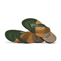 Daeful Muns Thong sandale kliznu na sandalnu plažu Flip flops muške modne lagane ljetne casual cipele