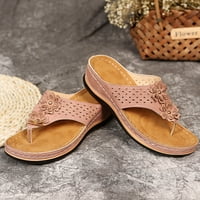Sandale Aueoeo Womans, ženske ljetne flip-flops kline cipele na plaži sandale Ležerne dame dame flip