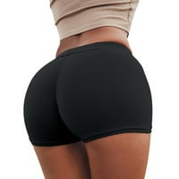 Žene Casual Soft Butt The Gym Shorts Hortgings Atletski ljetni visoki struk Yoga kratke hlače udobne