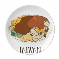 Snake Food Oyster Taiwan Plate Dekorativni porculan salver za jelo za večeru