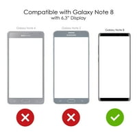 Distinconknk Clear Shootofofofuny Hybrid futrola za Samsung Galaxy Note - TPU BUMPER Akrilni zaštitni