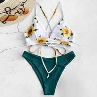 FVWitlyh bikini setovi za žene dva kupaće kostimu sa šorc kupaćim kostimima Poliester Plus size dnevno