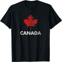 Vintage retro kanadska majica javora od javora Canada zastava majica