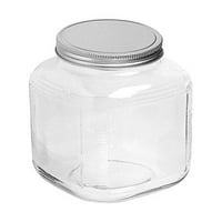 Quexis AHG Crystal Glass Gallon Cracker Jar, gal, bistro