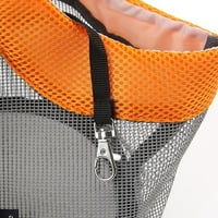 Seroniy Dog Cat Prijenosni torba za jednu rame s uklonjivim jastukom Mrežne površine prozračne torbe
