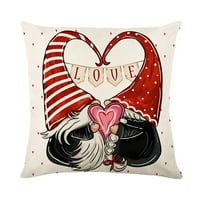 Handeo jastuk za romantično slovo Ispis FLA valentinovo srčani uzorak bacaju jastuk za kućište za kauč