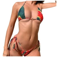 Žene kupaći kostimi zavoj čvrsti dvodijelni kupaći kostimi Bikini Plining odjeća