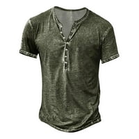Muška ljetna majica Muška ljetna modna casual pričvrstite 3D digitalni ispis majica kratkih rukava vrh