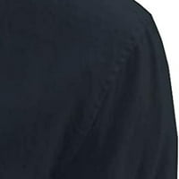 CLlios posteljina majica za muškarce casual gumb gore Henley majica s kratkim rukavima tanki vrh ovratnika