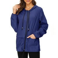 Američki trendovi Kišni kaputi za žene Vodootporne s kapuljačom Pakirajte kišne jakne ženske lagane