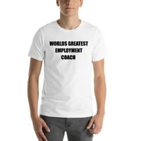 Najveći svjetski radnički trener kratkih rukava pamučna majica s nedefiniranim poklonima