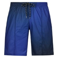 Ljetni novi muški labavi print Capris Youth Fashion Casual Beach ravne hlače za noge