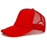 Xinqinghao opušteno podesivo plap trendy snapback bejzbol kapa ugrađene kape crvene boje
