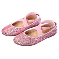 Gomelly Girls Prozračna Mary Jane Casual Round Fole Princess School Dance Solid Color Haljina cipele