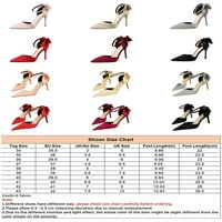 Daeful Womens High Reeels Stiletto haljina Sandal gležnjače narezane sandale Ležerne prilike, cipele