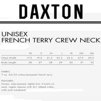 Daxton Ohio Duks atletski fit pulover CrewNeck Francuska Terry tkanina, hchachal dukserište zelena slova,