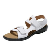 Loopsun Ljetne sandale za žene, ženske sandale, ženske cipele s ravnim dnom prugaste cipele Lagane plažne