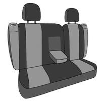 Caltrend Stražnji split natrag nazad i čvrsti jastuk SuperSuede navlake za sjedala za 2017- Chevy Bolt EV - CV600-01SP crni umetak sa crnom oblogom