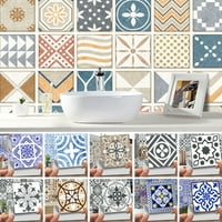 Marokanski stilske pločice zidne naljepnice Kuhinja kupaonica Samoljepljiva mozaična pozadinska pozadinska