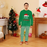 Obiteljski odgovara odjeća, sretne nove godine GR1NCH Pajamas Xmas PJS setovi božićne kupaće za spavanje