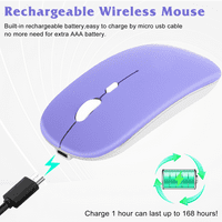 2.4GHz i Bluetooth punjivi miš za Xiaomi RedMi K30S Bluetooth bežični miš za laptop MAC iPad Pro Computer