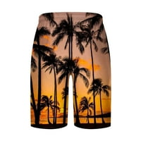 Plažni kratke hlače za muškarce Trendy, muške kuglice za plivanje Vodene sportove Tropska havajska ploča na plaži sa džepovima za crtanje