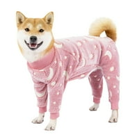 Xmarks Padam Pajamas Flannel Puppy PJS Kost uzorak zimske tople pseće pidžame PET jammies pse klohte