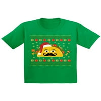 Awkward Styles ružna božićna majica za dječake Djevojke Xmas Taco Kids T majice