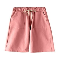 Voguele Dame Bots Bermuda kratke vruće hlače Izvlačenje elastičnog struka Mini pant Lounge Ljeto Plaža